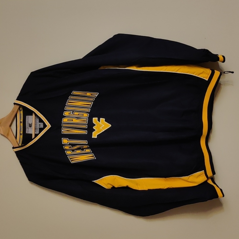 West Virginia Mountaineers pullover windbreaker XXL